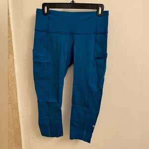lululemon fast and free crop 23”